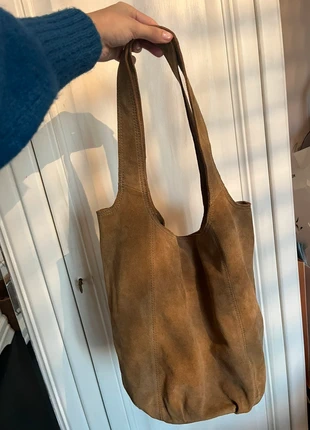 Vintage style suede tote bag, marque: TEX, état: Très bon état, 10,00 €, 11,20 € Protection acheteurs incluse