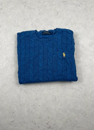 Pull Ralph Lauren torsadée Bleu Taille S Homme, marque: Ralph Lauren, état: Très bon état, taille: S, 53,90 €, 57,30 € Protection acheteurs incluse