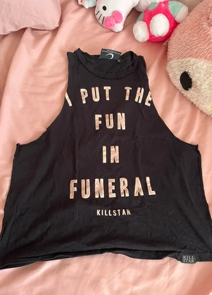 Killstar Tank Top, merk: Killstar, staat: Goed, maat: L, € 6,00, € 7,00 inclusief Kopersbescherming