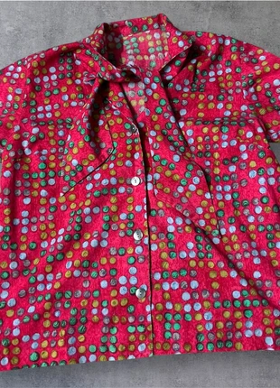 Chemise Femme – Rouge avec motifs – Taille M – Neuve – Y2K / Vintage, marque: Tendance, état: Neuf sans étiquette, taille: M / 38 / 10, 7,00 €, 8,05 € Protection acheteurs incluse