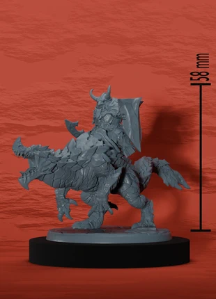 figurine dnd - Cavalier nain - figurine à peindre pour jeux de rôle diorama et wargames, marque: D&D, état: Très bon état, 9,50 €, 10,68 € Protection acheteurs (Pro) incluse