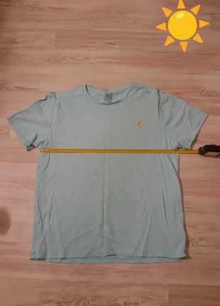 T-shirt polo Ralph Lauren Bleu taille L logo brodé jaune, marca: Ralph Lauren, estado: Bom, tamanho: L, €10.00, €11.20 inclui Proteção do Comprador