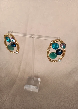Boucles d'oreille baroques chic avec strass et en acier oxydable, marke: Baroque, zustand: Sehr gut, 4,00 €, 4,90 € beinhaltet Vinted-Käuferschutz Pro