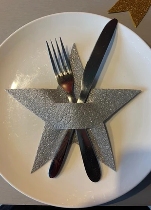 Porte couvert en feutrine fait main étoile, marque: Fait Main, état: Neuf sans étiquette, 1,50 €, 2,28 € Protection acheteurs incluse