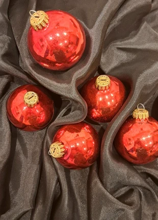 Boules de Noël verre soufflé, marque: Krebs&Sohn, état: Bon état, 3,00 €, 3,85 € Protection acheteurs incluse