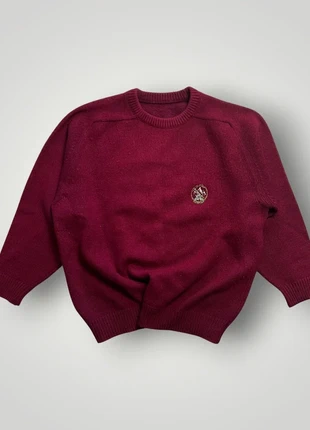 Pull Crewneck en laine Vintage Olly Gan Vintage année 90 Homme Bordeaux rouge Taille, brand: Vintage Dressing, condition: Very good, size: L, €39.90, €42.60 includes Buyer Protection