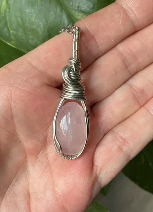 🌸 Rozenkwarts ketting 🌸, staat: Heel goed, € 17,00, € 18,55 inclusief Kopersbescherming Pro