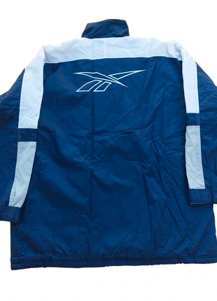 Manteau doudoune Reebok vintage 90s logo brodé bleu marine authentique taille L, marque: Reebok, état: Très bon état, taille: L, 15,00 €, 16,45 € Protection acheteurs incluse