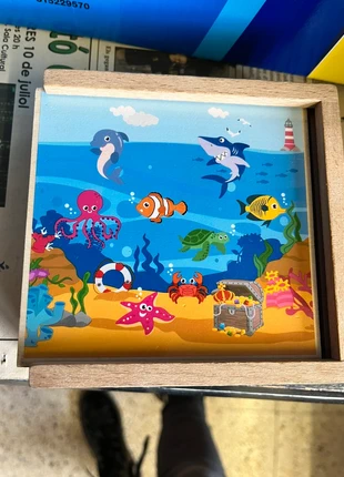 Memory Game Wooden – Kids, Ocean, Matching, Puzzle, Toy, Gift, merk: Local, staat: Heel goed, maat: 24-36 maanden / 92 cm, € 6,95, € 8,00 inclusief Kopersbescherming