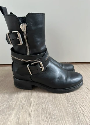 Leren laarsjes biker zwart maat 38, marque: VIA VAI, état: Bon état, taille: 38, 25,00 €, 26,95 € Protection acheteurs incluse