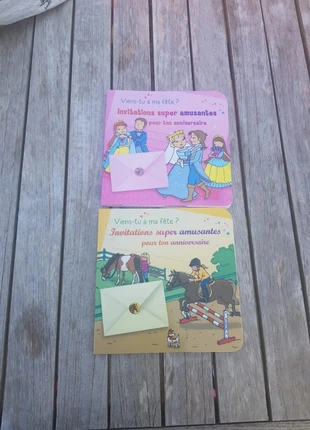 Lot de 2 livres Viens tu a ma fêtes ? Invitation super amusante, marca: znu, estado: Novo sem etiquetas, €1.49, €2.26 inclui Proteção do Comprador