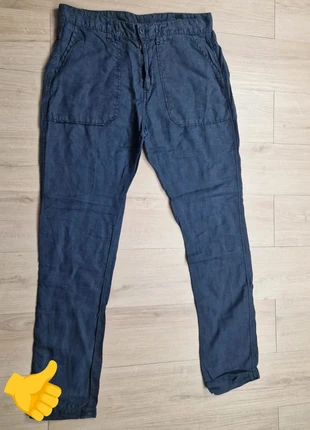 Pantalon Le Temps des Cerises 100 % lin – Bleu indigo, brand: Le Temps des Cerises, condition: Very good, size: W30, €14.90, €16.35 includes Buyer Protection Pro