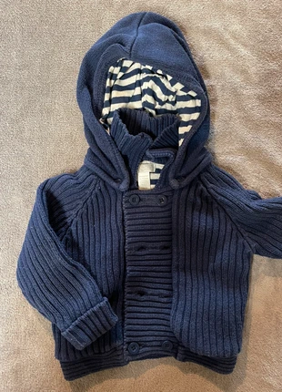 Veste Obaïbi 6 Mois • Bleu Marine • Rayée Blanc, marca: Obaïbi, estado: Muito bom, tamanho: 6-9 meses / 68 cm, €3.50, €4.38 inclui Proteção do Comprador