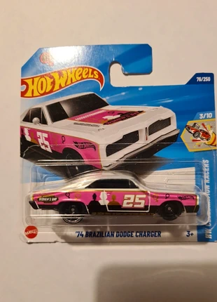 Hot Wheels '74 Brazilian Dodge Charger #minimo 3 articoli, brand: Hot Wheels, condizioni: Nuovo con cartellino, taglia: Taglia unica, €2.00, €2.80 include la Protezione acquisti