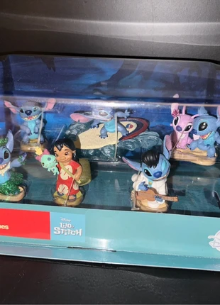 Disney Lilo & Stitch – Figurine Playset (6 figuren), merk: The Disney Store, staat: Heel goed, maat: Universeel, € 53,00, € 56,35 inclusief Kopersbescherming