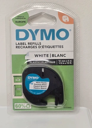 New DYMO LetraTag White Plastic Label Refill, brand: LetraTag, condition: New with tags, €7.50, €8.58 includes Buyer Protection