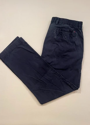 Pantalon chino Tommy Hilfiger homme W32 L32 – bleu marine, coupe Custom Fit, brand: Tommy Hilfiger, condition: Very good, size: W26, €15.00, €16.45 includes Buyer Protection Pro