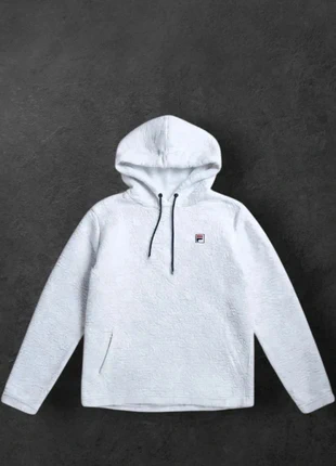 Hoodie polaire FILA logo brodé-vintage-USA-Parfait état-blanc-Taille L, marque: FILA, état: Très bon état, taille: L / 40 / 12, 15,00 €, 16,45 € Protection acheteurs incluse