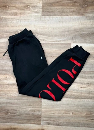 Jogging Ralph Lauren noir - taille 18-20ans (XL enfant) - homme - coton polyester, merk: Ralph Lauren, staat: Heel goed, maat: XL, € 25,00, € 26,95 inclusief Kopersbescherming