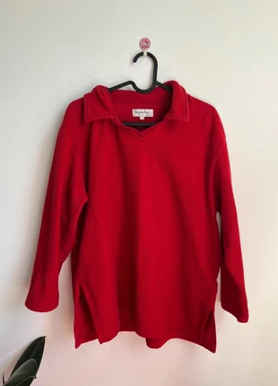 Pull rouge col vintage, brand: Vintage Dressing, condition: Good, size: S, €15.00, €16.45 includes Buyer Protection Pro