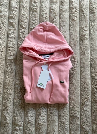 Sweat pull à capuche Lacoste rose taille M, marque: Lacoste, état: Neuf avec étiquette, taille: M, 55,00 €, 58,45 € Protection acheteurs incluse