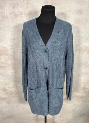 Cardigan Torsadé Vintage Hiver croft & barrow bleu gris maille chaude long oversize taille XXL, brand: Vintage Dressing, condizioni: Ottime, taglia: XXL / IT 48 / EU 44, €7.00, €8.05 include la Protezione acquisti Pro