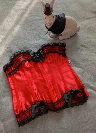 Magnifique corset rouge et noir taille M, marque: corset up, état: Très bon état, taille: M / 38 / 10, 15,00 €, 16,45 € Protection acheteurs incluse