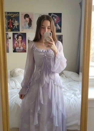 Robe Longue Lilas Féérique – Élégante / Romantique / Printemps / Fantasy, brand: Lunevia, condition: Very good, size: M / 38 / 10, €52.99, €56.34 includes Buyer Protection Pro