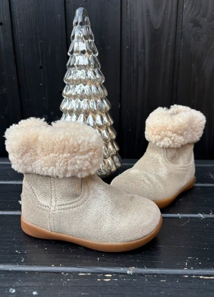 Ugg Jorie suede leather gold metallic infant boots size U.K. 6 EU 23.5, brand: UGG, condition: Very good, size: 6 baby | EU 23, £16.95, £18.61 includes Buyer Protection Pro