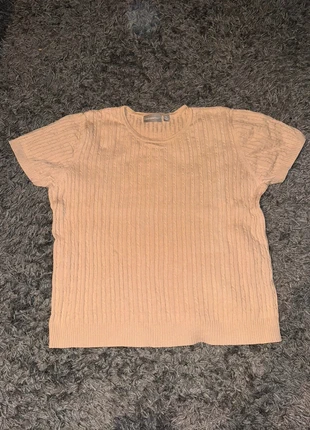 T-shirt en maille Croft & Barrow - Abricot - Taille XL, brand: Vintage Dressing, condition: Very good, size: XL / 42 / 14, €4.00, €4.90 includes Buyer Protection