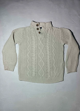 Pull garçon en maille beige KIABI – 6 ans, brand: Kiabi, condition: Very good, size: 6 years / 116 cm, €5.00, €5.95 includes Buyer Protection