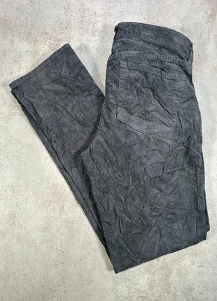 Pantalon Vintage En Velours Côtelé / Corduroy Jcrew denim gris foncé texture taille 28, merk: Vintage Dressing, staat: Heel goed, maat: W28 | FR 38, € 14,00, € 15,40 inclusief Kopersbescherming Pro