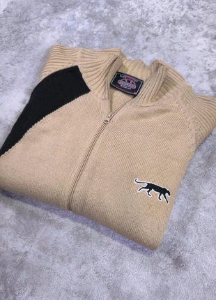 gilet airness rétro vintage beige tressé col montant logo brodé taille m, marca: Airness, estado: Muito bom, tamanho: M, €16.70, €18.24 inclui Proteção do Comprador Pro