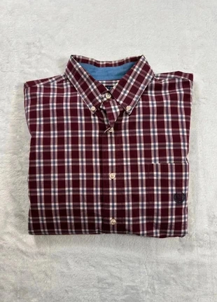 Chemise manches longues à carreaux Chaps - Taille L Homme - Bordeaux, brand: CHAPS, condition: Very good, size: L, €6.00, €7.00 includes Buyer Protection