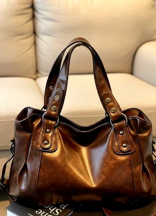 Borsa tote caffè, marca: Spring, estado: Novo sem etiquetas, €26.00, €28.00 inclui Proteção do Comprador