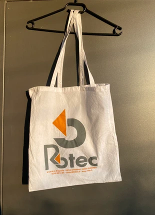 ROTEC White Cotton Shopper Bag Tote Reusable Eco-Friendly Brand Logo Very Good Condition, marke: rotec, zustand: Neu, 1,00 €, 1,75 € inklusive Vinted-Käuferschutz