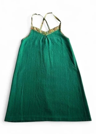 Robe d’été verte – Bretelles croisées – Style bohème – Taille M/L, condition: Very good, size: M / 38 / 10, €8.00, €9.10 includes Buyer Protection Pro