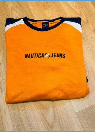 Pull Nautica Jeans Company manches longues - Vintage Année 2000 - Taille L, marke: Nautica, zustand: Gut, größe: L, 7,50 €, 8,58 € inklusive Vinted-Käuferschutz