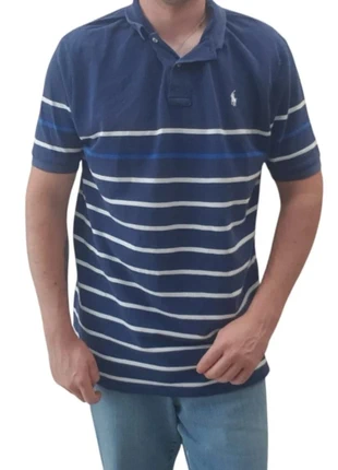 Polo ralph lauren homme à rayure blanc marine taille XL 100 % coton, marque: Ralph Lauren, état: Très bon état, taille: XL, 17,00 €, 18,55 € Protection acheteurs incluse