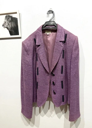 Blazer vintage tweed lila 💜 Vintage lilac tweed blazer, marque: Vintage Dressing, état: Très bon état, taille: M / 38 / 10, 42,00 €, 44,80 € Protection acheteurs incluse