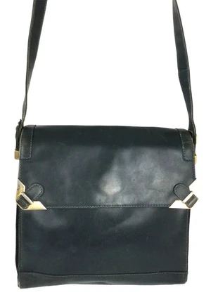 Sac en bandoulière vintage année 70 cuir bleu marine femme, merk: Vintage Dressing, staat: Heel goed, € 29,00, € 31,15 inclusief Kopersbescherming Pro