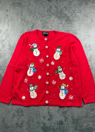 Vintage Christmas Sweater – Ugly Xmas Funny Classic Santa’s USA Style Santa’s Reindeer – Size XL, merk: Vintage Dressing, staat: Heel goed, maat: XL / 42 / 14, € 25,00, € 26,95 inclusief Kopersbescherming Pro