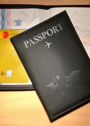 2 Protège-PasseportNoir Housse Mousse avec fente pour carte, SIM, billets. NЕUF, état: Très bon état, 6,00 €, 7,00 € Protection acheteurs (Pro) incluse