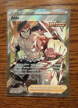 Pokémon JCC - Aldo Full Art 158/163 - Ultra Rare EB05 - Styles de Combat - FR, marke: Pokémon, zustand: Sehr gut, 4,00 €, 4,90 € inklusive Vinted-Käuferschutz
