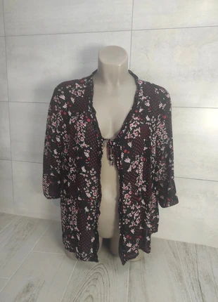 Stunning black tie front kimono - MS Mode - size XXL /3XL, marque: M&S Mode, état: Très bon état, taille: XXL / 44 / 16, 10,00 €, 11,20 € Protection acheteurs incluse