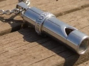 Collier chaîne homme acier inoxydable argenté pendentif sifflet, brand: Colier-Sifflet, condition: New with tags, €7.97, €9.07 includes Buyer Protection Pro