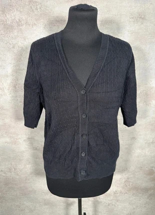 cardigan Torsadé Vintage Cable Knit Hiver croft & barrow bleu nuit maille col en V taille XL, marca: Vintage Dressing, estado: Muito bom, tamanho: XL / 42 / 14, €10.00, €11.20 inclui Proteção do Comprador Pro