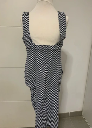 Robe longue/midi à bretelles à motif chevron, marque: Vintage Dressing, état: Très bon état, taille: XS / 34 / 6, 3,00 €, 3,85 € Protection acheteurs incluse