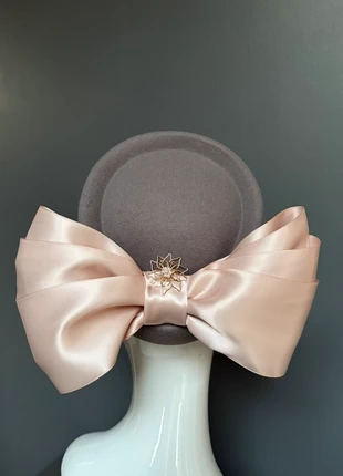 Pill Box Hat Grey Pink Fascinator Wedding New Year Scottish, brand: Ascot, condition: Very good, size: One size, £35.00, £37.45 includes Buyer Protection Pro