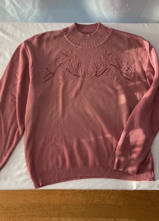 Vintage Strick Pullover mit Stickerei und Perlen Altrosa, brand: Vintage Love, condizioni: Ottime, taglia: S / IT 40 / EU 36, €16.00, €17.50 include la Protezione acquisti